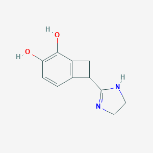 7-(4,5-Dihydro-1H-imidazol-2-yl)bicyclo[4.2.0]octa-1,3,5-triene-2,3-diol