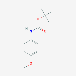 molecular formula C12H17NO3 B091789 叔丁基(4-甲氧基苯基)氨基甲酸酯 CAS No. 18437-68-8