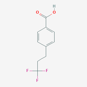 molecular formula C10H9F3O2 B009179 4-(3,3,3-Trifluoropropyl)benzoic acid CAS No. 104958-55-6