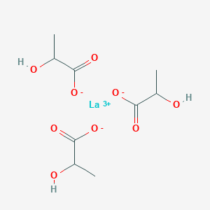 molecular formula C9H15LaO9 B091792 Lanthanum lactate CAS No. 19022-35-6