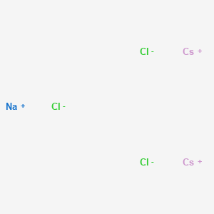 molecular formula Cl3Cs2Na B091801 Caesium sodium chloride (2/1/3) CAS No. 15844-58-3