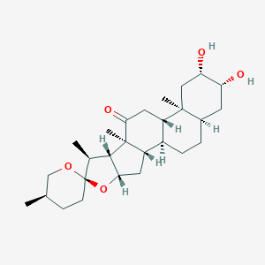 molecular formula C27H42O5 B091806 墨西哥皂苷元 CAS No. 16680-64-1