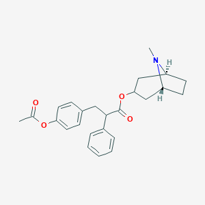 molecular formula C25H29NO4 B091808 Tropodifene CAS No. 15790-02-0