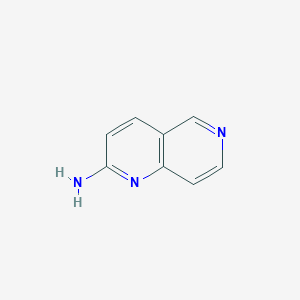molecular formula C8H7N3 B091811 1,6-Naphthyridin-2-amine CAS No. 17965-81-0