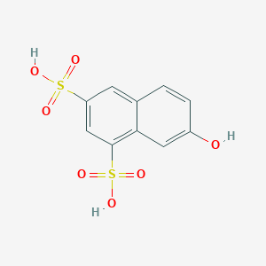 molecular formula C10H8O7S2 B091816 2-萘酚-6,8-二磺酸 CAS No. 118-32-1