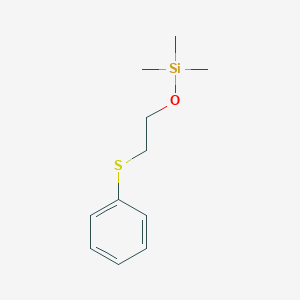 molecular formula C11H18OSSi B091817 Silane, trimethyl[2-(phenylthio)ethoxy]- CAS No. 16654-71-0