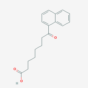 molecular formula C18H20O3 B009182 8-(1-Naphthyl)-8-oxooctanoic acid CAS No. 101743-46-8