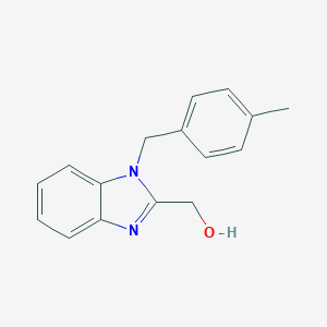 molecular formula C16H16N2O B091824 [1-(4-methylbenzyl)-1H-benzimidazol-2-yl]methanol CAS No. 428856-23-9