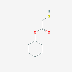 molecular formula C8H14O2S B091839 Cyclohexyl mercaptoacetate CAS No. 16849-98-2