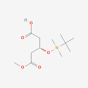 (S)-3-[[(1,1-Dimethyl)dimethylsily]oxy]pentanedioic acid monomethyl ester