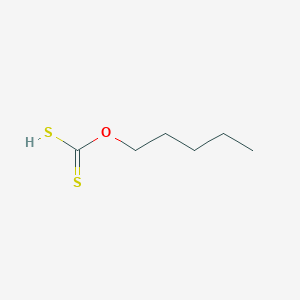 molecular formula C6H12OS2 B091843 Pentoxymethanedithioic acid CAS No. 123-97-7