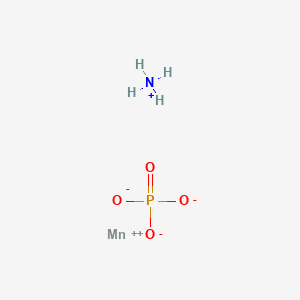 molecular formula H4MnNO4P B091847 Ammonium manganese phosphate CAS No. 15609-81-1