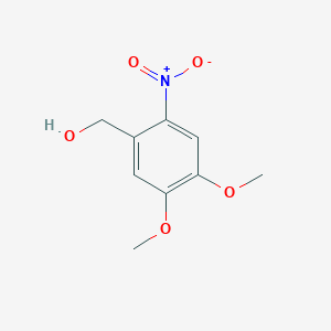 molecular formula C9H11NO5 B091849 4,5-二甲氧基-2-硝基苄醇 CAS No. 1016-58-6