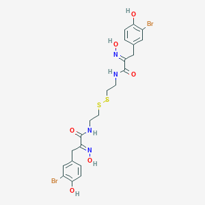 molecular formula C22H24Br2N4O6S2 B009185 Psammaplin A CAS No. 110659-91-1
