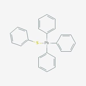 molecular formula C24H20PbS B091861 Triphenyl(phenylthio)plumbane CAS No. 15590-77-9
