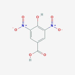 molecular formula C7H4N2O7 B091864 4-Hydroxy-3,5-dinitrobenzoic acid CAS No. 1019-52-9