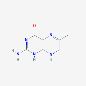 molecular formula C7H9N5O B091866 6-甲基-7,8-二氢叶酸 CAS No. 17377-13-8