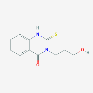 B091869 3-(3-hydroxypropyl)-2-thioxo-2,3-dihydroquinazolin-4(1H)-one CAS No. 16024-87-6
