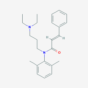 molecular formula C24H32N2O B091871 N-(3-(Diethylamino)propyl)-2',6'-dimethylcinnamanilide CAS No. 17307-21-0