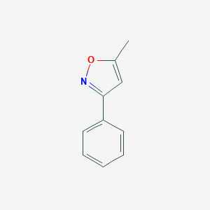 molecular formula C10H9NO B091872 5-Methyl-3-phenylisoxazole CAS No. 1008-74-8