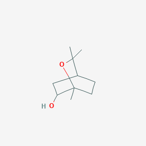 molecular formula C10H18O2 B091873 1,3,3-Trimethyl-2-oxabicyclo[2.2.2]octan-6-ol CAS No. 18679-48-6