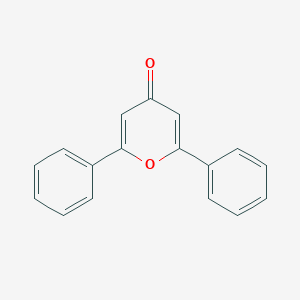 molecular formula C17H12O2 B091875 2,6-Diphenyl-4H-pyran-4-one CAS No. 1029-94-3