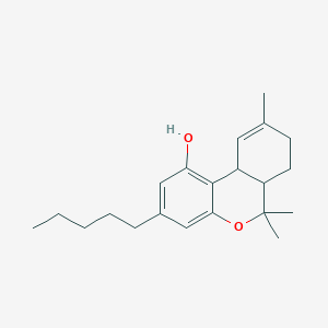 molecular formula C21H30O2 B091884 6,6,9-Trimethyl-3-pentyl-6a,7,8,10a-tetrahydrobenzo[c]chromen-1-ol CAS No. 16849-50-6