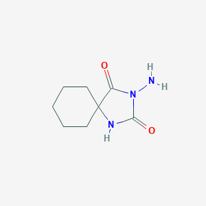 molecular formula C8H13N3O2 B091886 3-氨基-1,3-二氮杂螺[4.5]癸烷-2,4-二酮 CAS No. 16252-63-4