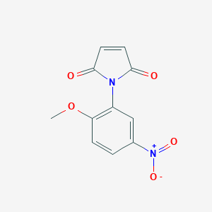 molecular formula C11H8N2O5 B091887 1-(2-methoxy-5-nitrophenyl)-1H-pyrrole-2,5-dione CAS No. 17392-67-5