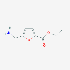 molecular formula C8H11NO3 B091889 Ethyl 5-(aminomethyl)furan-2-carboxylate CAS No. 18707-63-6