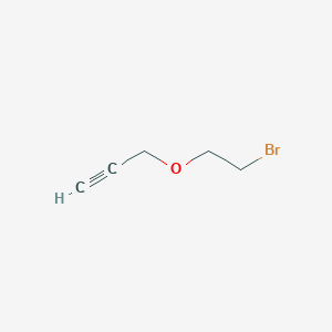 molecular formula C5H7BrO B091894 1-Propyne, 3-(2-bromoethoxy)- CAS No. 18668-74-1