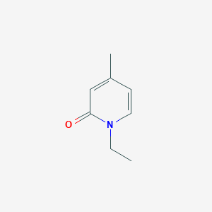 molecular formula C8H11NO B091901 2(1H)-Pyridone, 1-ethyl-4-methyl- CAS No. 19006-62-3