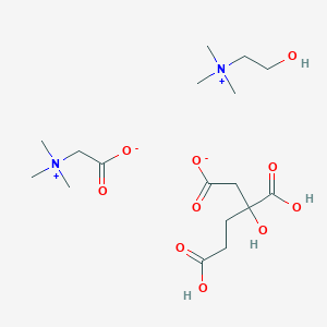 molecular formula C17H34N2O10 B091902 Betaine choline (R-(R*,R*))-tartrate CAS No. 17176-43-1