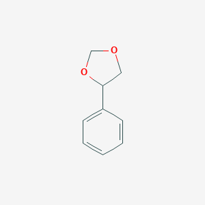 molecular formula C9H10O2 B091909 4-Phenyl-1,3-dioxolane CAS No. 1075-20-3