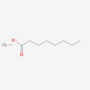 molecular formula C16H30O4Pb B091912 Octanoic acid, lead salt CAS No. 15696-43-2