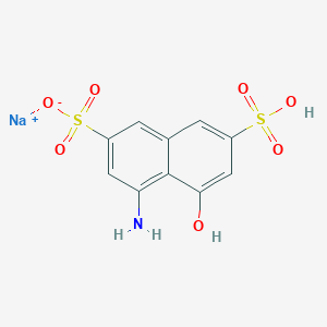 2,7-Naphthalenedisulfonic acid, 4-amino-5-hydroxy-, monosodium salt