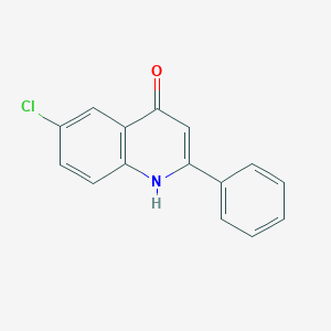 molecular formula C15H10ClNO B091939 6-Chloro-2-phenylquinolin-4-ol CAS No. 17282-72-3