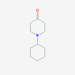 molecular formula C11H19NO B091942 1-环己基哌啶-4-酮 CAS No. 16771-84-9