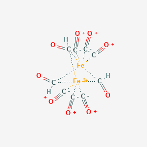 molecular formula C9H3Fe2O9 B091944 Diironnonacarbonyl CAS No. 15321-51-4