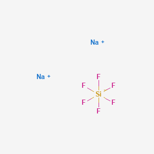 molecular formula Na2SiF6<br>F6Na2Si B091945 六氟硅酸钠 CAS No. 16893-85-9