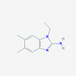 molecular formula C11H15N3 B091951 1-Ethyl-5,6-dimethyl-1H-benzimidazol-2-amine CAS No. 15777-04-5
