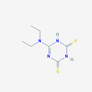 molecular formula C7H12N4S2 B091952 1,3,5-Triazine-2,4(1H,3H)-dithione, 6-(diethylamino)- CAS No. 16034-25-6