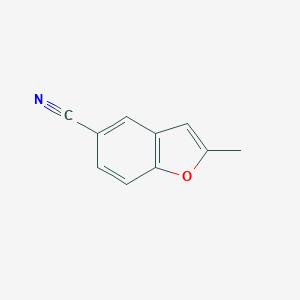 molecular formula C10H7NO B091956 2-Methylbenzofuran-5-carbonitrile CAS No. 16238-12-3