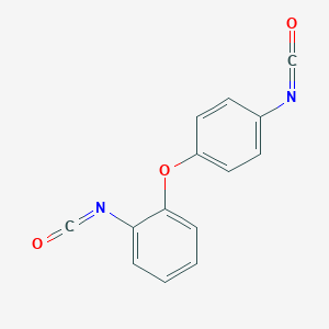 molecular formula C14H8N2O3 B091966 1-Isocyanato-2-(4-isocyanatophenoxy)benzene CAS No. 17022-11-6