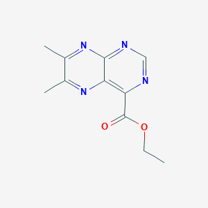 Ethyl 6,7-dimethylpteridine-4-carboxylate