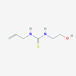 molecular formula C6H12N2OS B091990 1-Allyl-3-(2-hydroxyethyl)-2-thiourea CAS No. 105-81-7