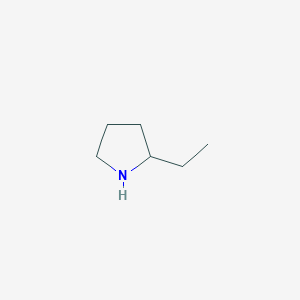 molecular formula C6H13N B092002 2-Ethylpyrrolidine CAS No. 1003-28-7