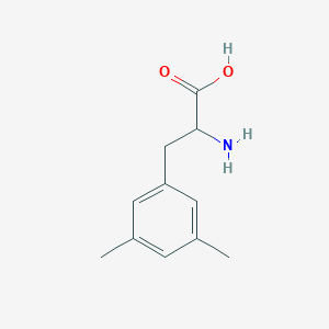 molecular formula C11H15NO2 B009201 2-Amino-3-(3,5-dimethylphenyl)propanoic acid CAS No. 103854-27-9