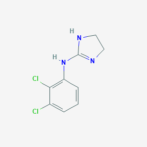 molecular formula C9H9Cl2N3 B092010 N-(2,3-dichlorophenyl)-4,5-dihydro-1H-imidazol-2-amine CAS No. 15327-44-3