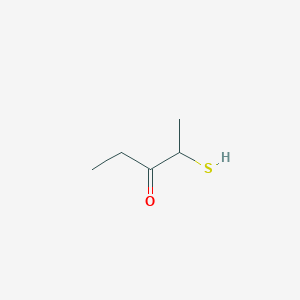 molecular formula C5H10OS B092021 2-Mercapto-3-pentanone CAS No. 17042-24-9